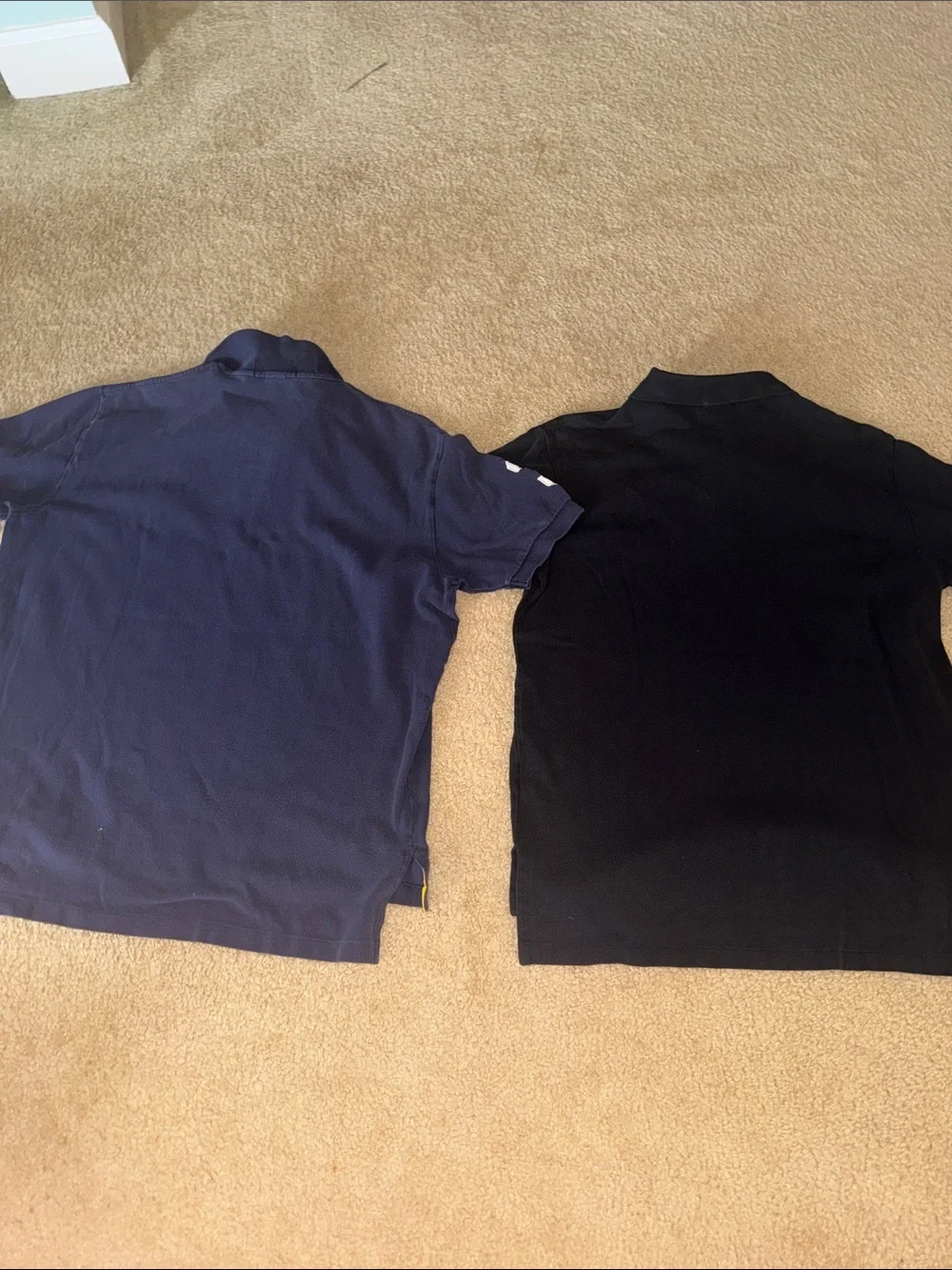 Authentic Ralph Lauren polo shirts L navy, / royal blue  large pony monogram